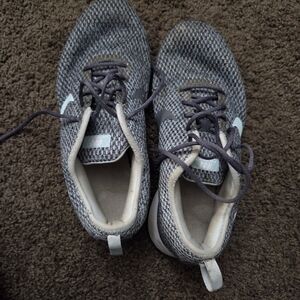 Nike Kids Gray and White Sneakers